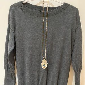 White House Black Market Small Grey Sweater